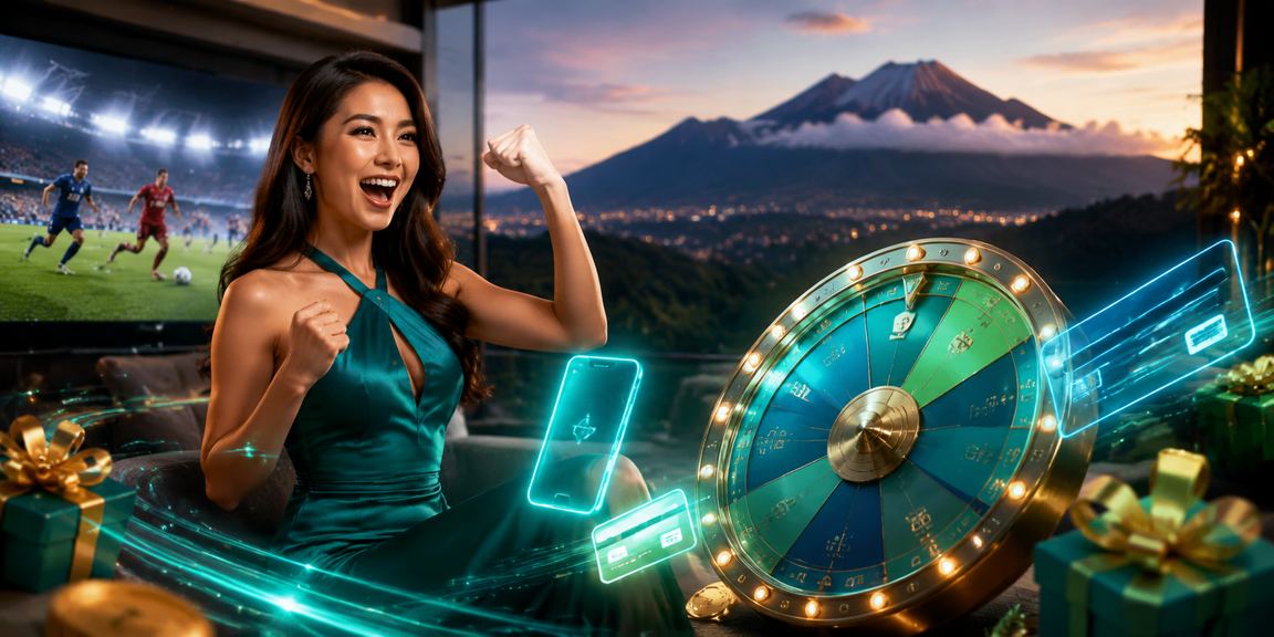 Meja roulette kasino dengan suasana Melayu di Sabah